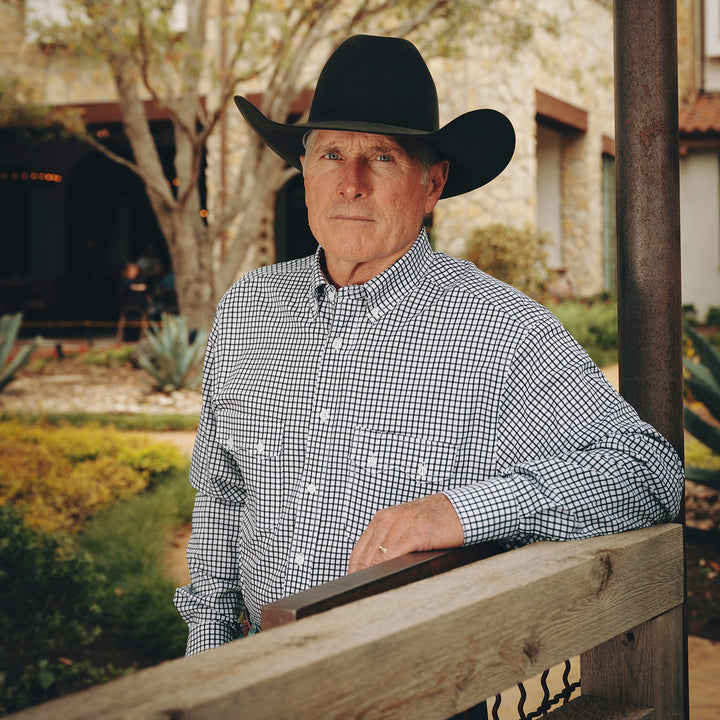 Resistol Checkered Western Shirt - RESISTOL Cowboy Hats