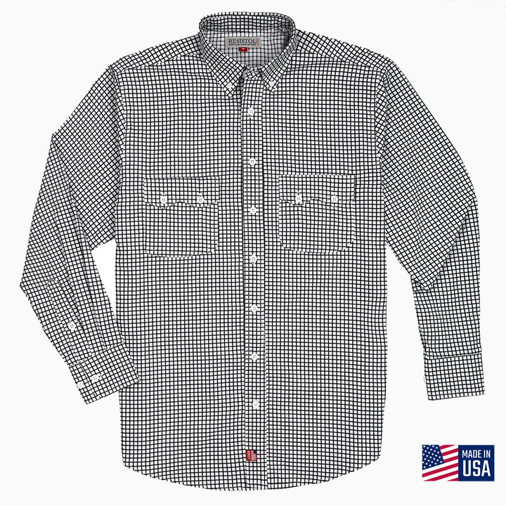 Resistol Checkered Western Shirt - RESISTOL Cowboy Hats