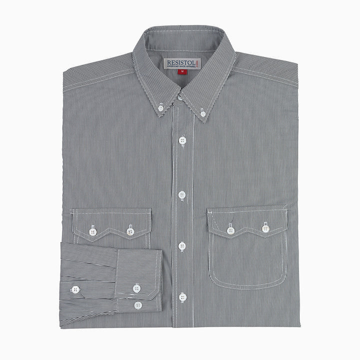 Resistol Pinstripe Dress Shirt - RESISTOL Cowboy Hats