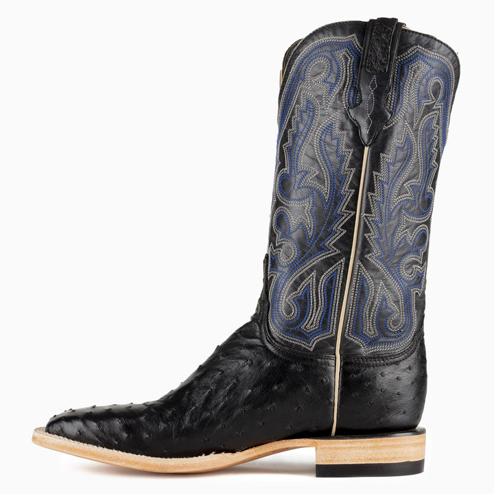 Black Full Quill Ostrich - Square - RESISTOL Cowboy Hats