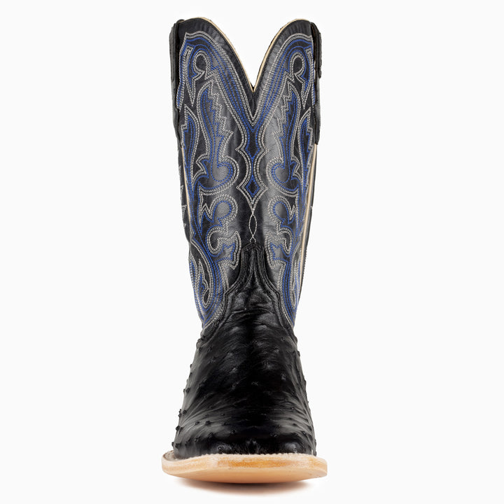 Black Full Quill Ostrich - Square - RESISTOL Cowboy Hats