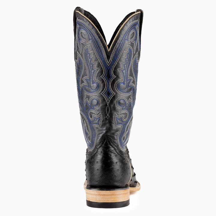 Black Full Quill Ostrich - Square - RESISTOL Cowboy Hats