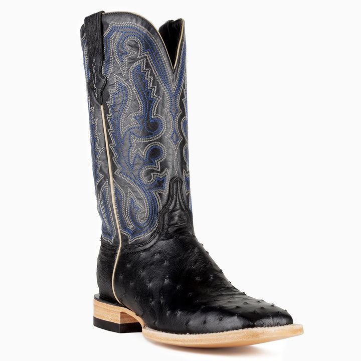 Black Full Quill Ostrich - Square - RESISTOL Cowboy Hats