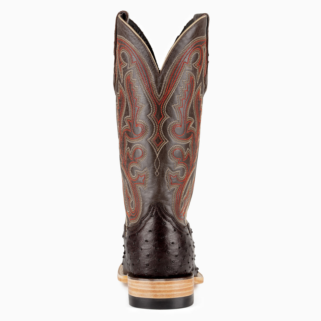 Nicotine Full Quill Ostrich - RESISTOL Cowboy Hats