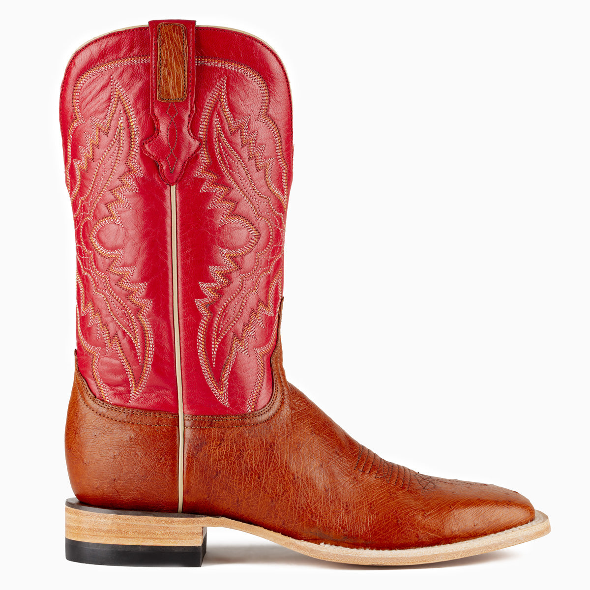 Cognac Smooth Ostrich - Square – RESISTOL