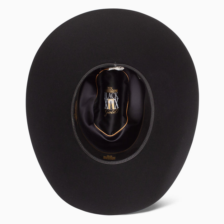 20X Black Gold Cowboy Hat - RESISTOL Cowboy Hats