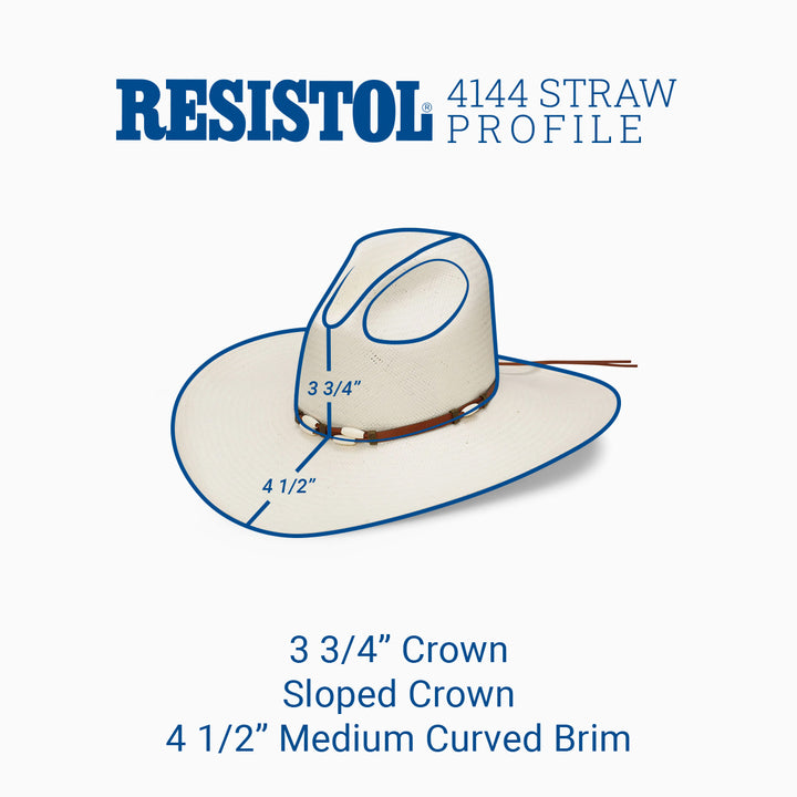 6X Cisco Cowboy Hat - RESISTOL Cowboy Hats