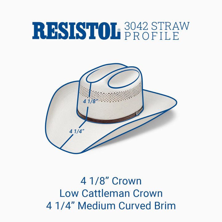 20X Cross Tie Cowboy Hat - RESISTOL Cowboy Hats