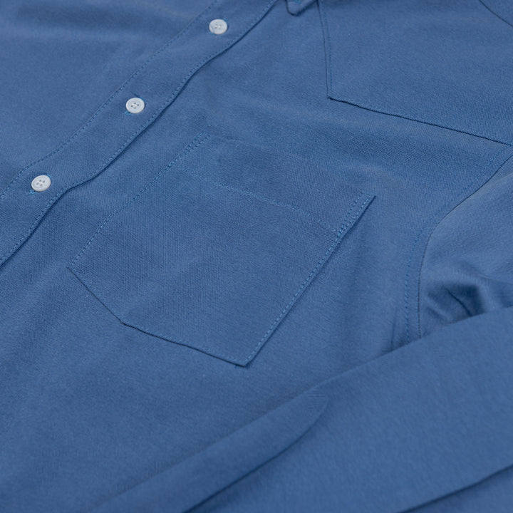 Resistol Oxford Dress French Blue Single Pocket - RESISTOL