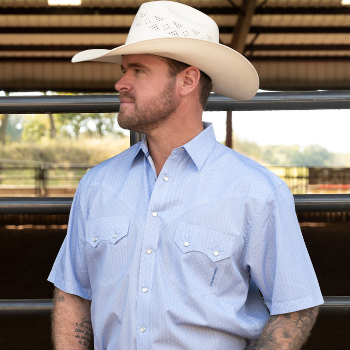 Destin Snap Half Sleeve - RESISTOL Cowboy Hats