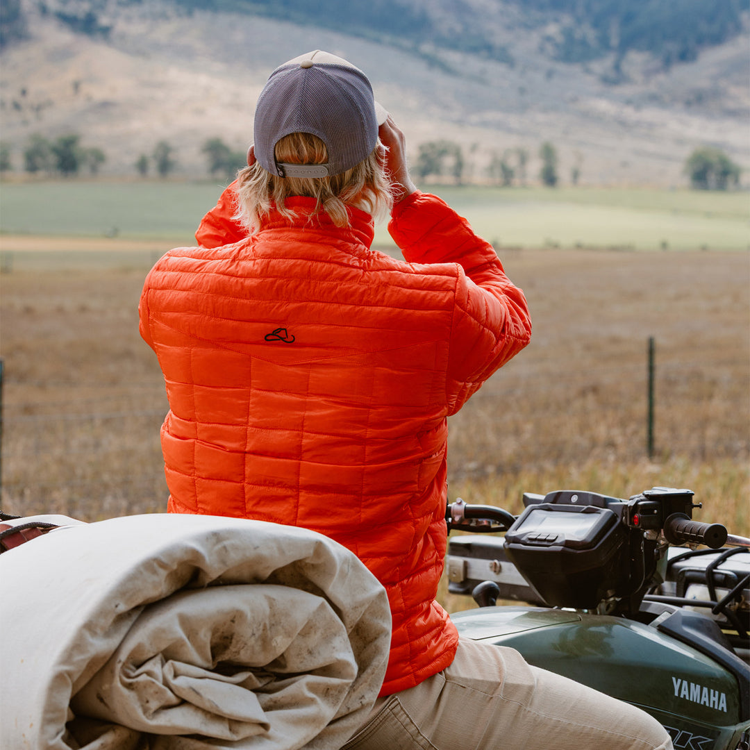 Cold Bloq Jacket- Orange Blaze - RESISTOL Cowboy Hats