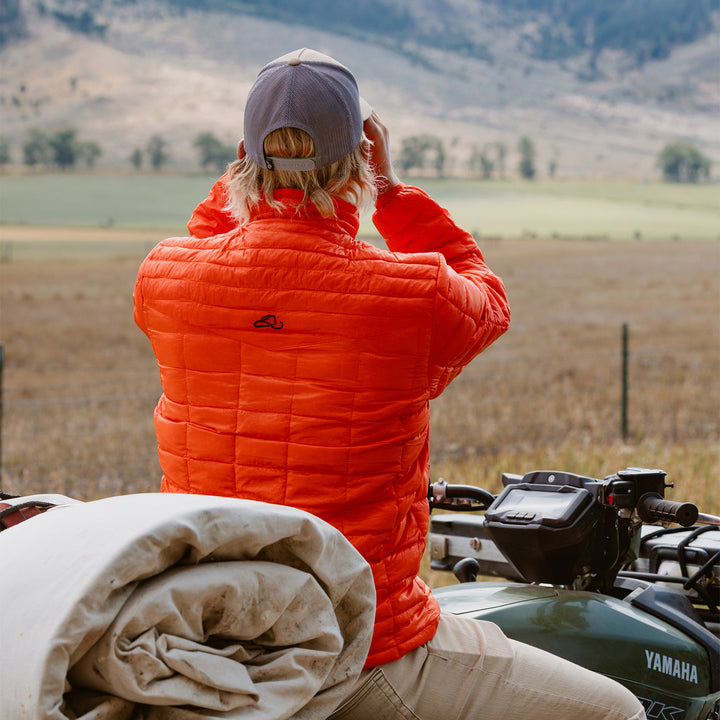 Cold Bloq Jacket- Orange Blaze - RESISTOL Cowboy Hats