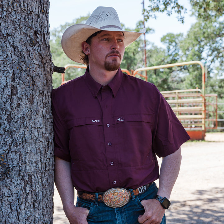 Maroon Original Half Sleeve - RESISTOL Cowboy Hats