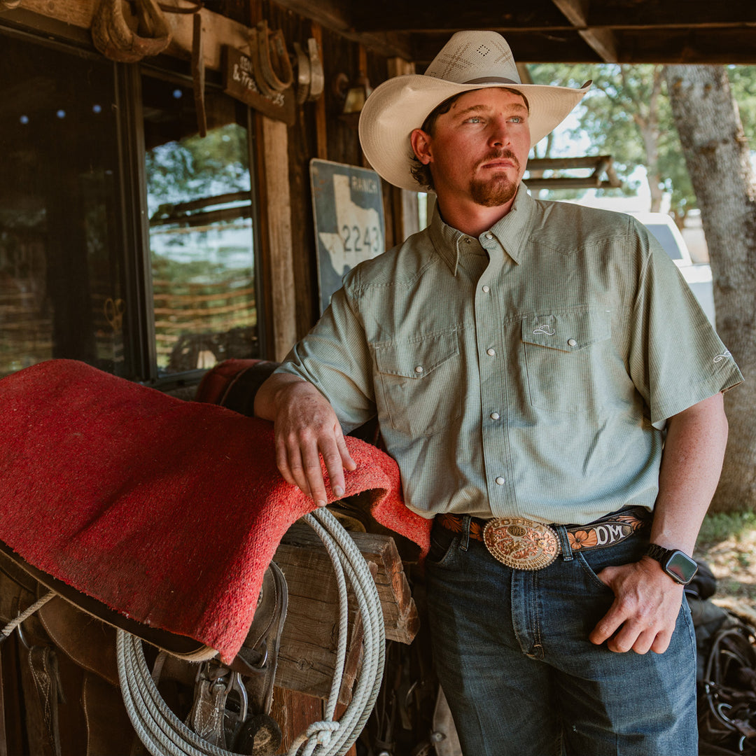 Mesquite Drover Half Sleeve - RESISTOL Cowboy Hats