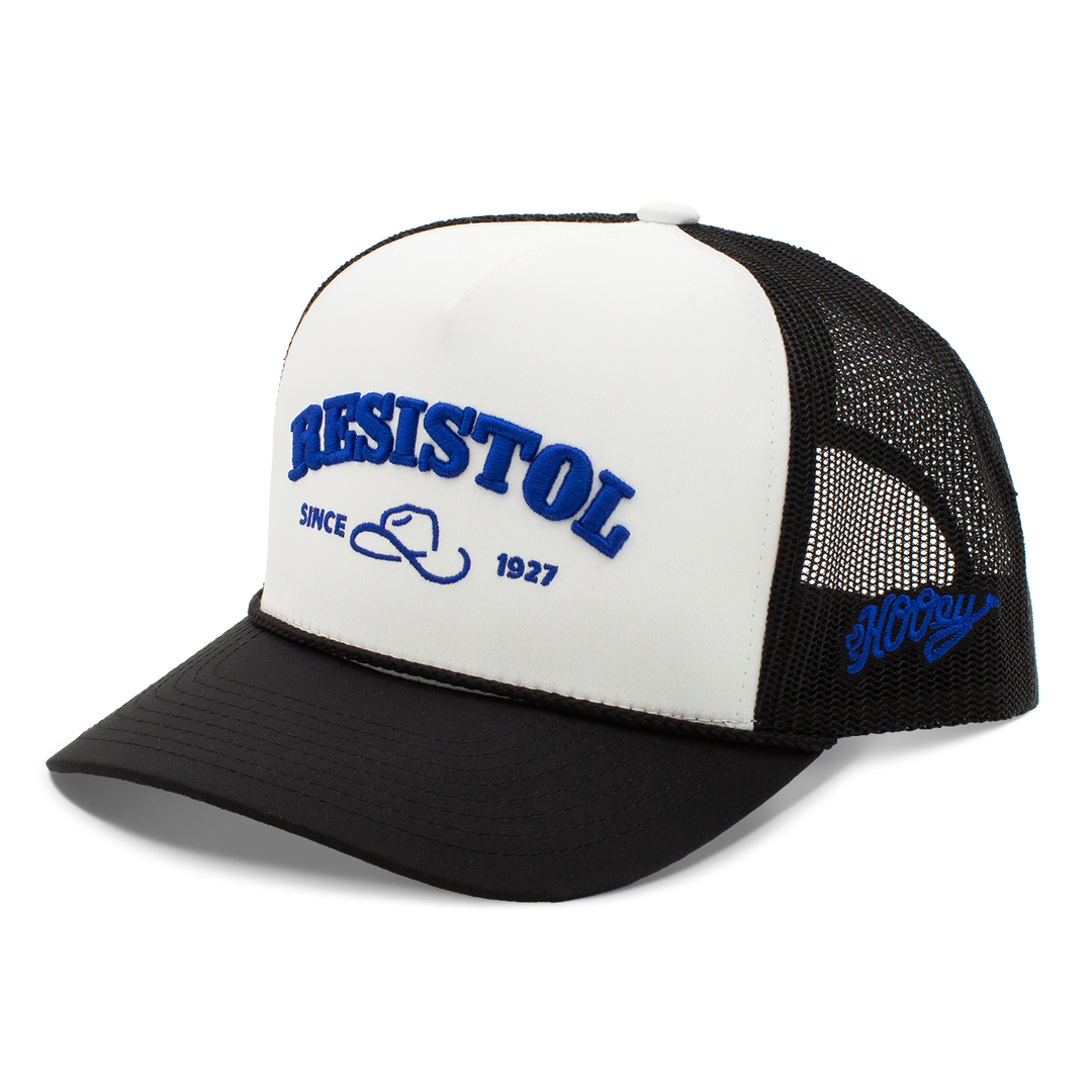 Hooey Resistol Blue Stitch Rope Trucker Cap