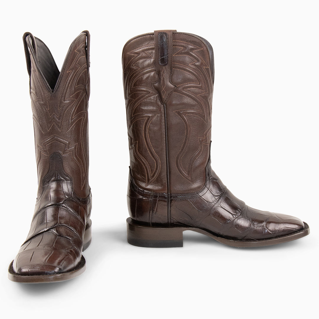 Brown Alligator - Square - RESISTOL Cowboy Hats