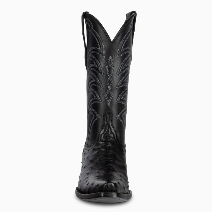 Black Full Quill Ostrich - Women's Pointed - RESISTOL Cowboy Hats