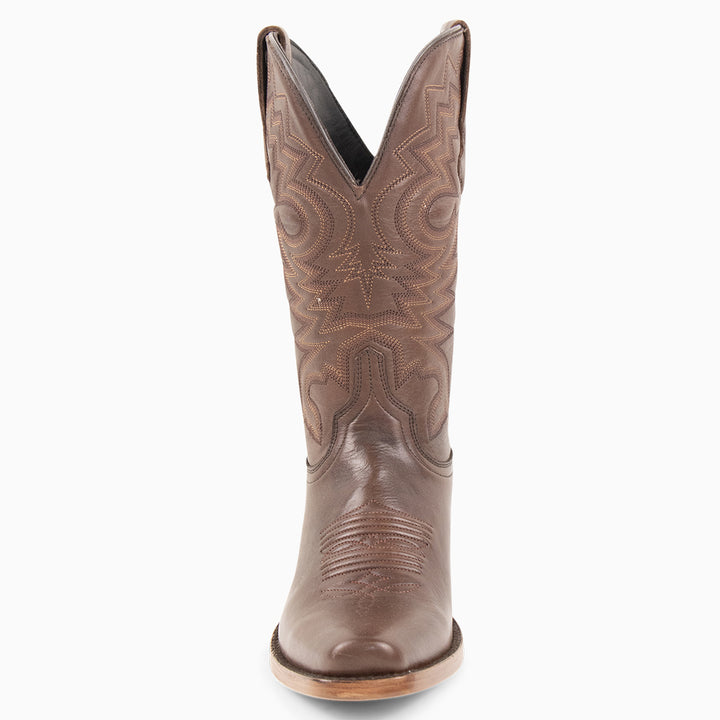 Brown Full Quill Ostrich - Women's Pointed - RESISTOL Cowboy Hats