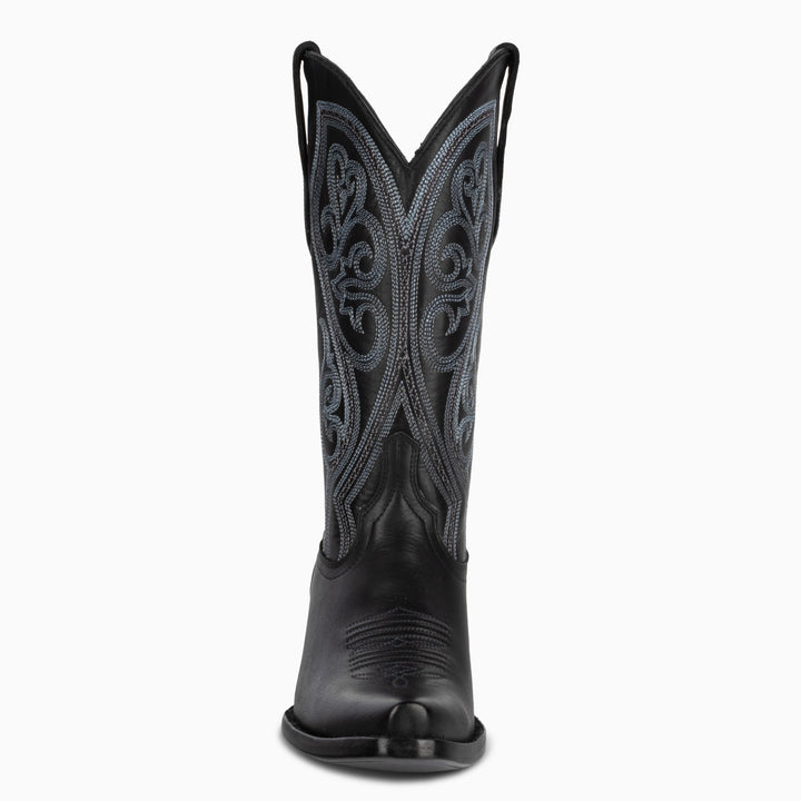 Black Jersey Cowhide - Women's Pointed - RESISTOL Cowboy Hats