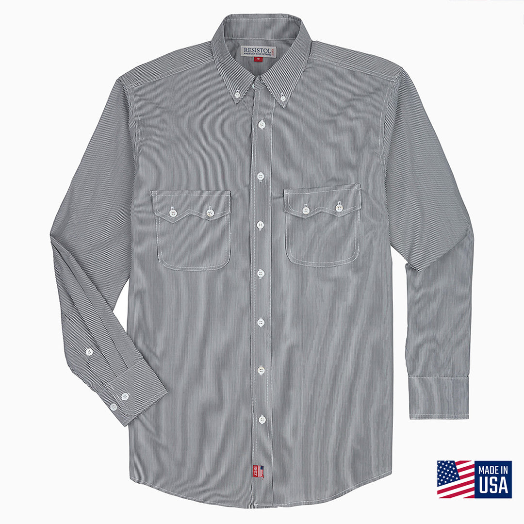 Resistol Pinstripe Dress Shirt - XL | Resistol 1927 Resistol Pinstripe Dress Shirt - XL | Resistol 1927