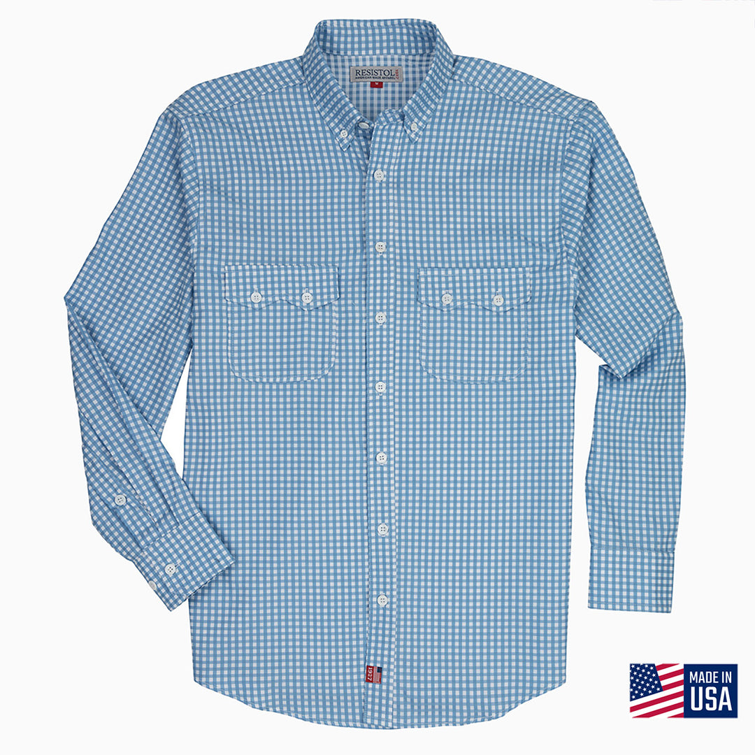 Resistol Gingham Dress Shirt - L | Resistol 1927 Resistol Gingham Dress Shirt - L | Resistol 1927