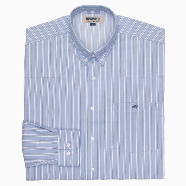 Resistol Dress Shirt - Blue - RESISTOL Cowboy Hats