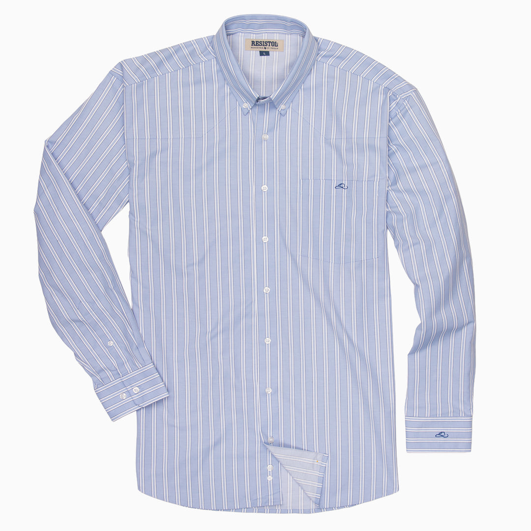 Resistol Dress Shirt - Blue - RESISTOL Cowboy Hats