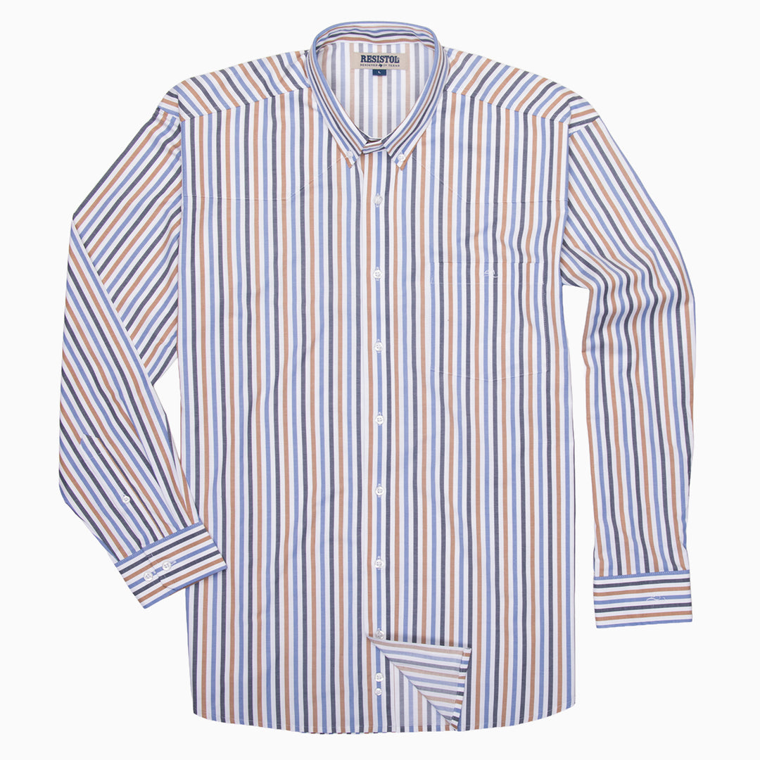 Resistol Dress Shirt - Multi-Stripe - RESISTOL Cowboy Hats