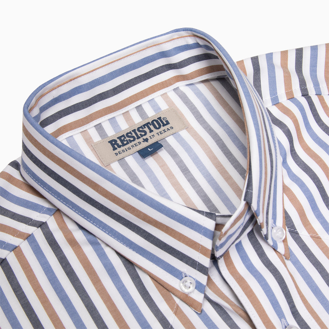 Resistol Dress Shirt - Multi-Stripe - RESISTOL Cowboy Hats