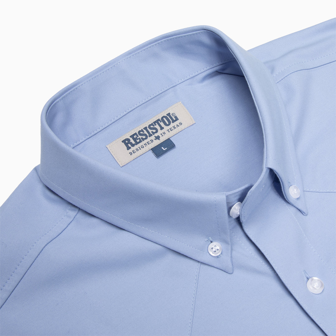 Resistol Dress Shirt - Light Blue - RESISTOL Cowboy Hats