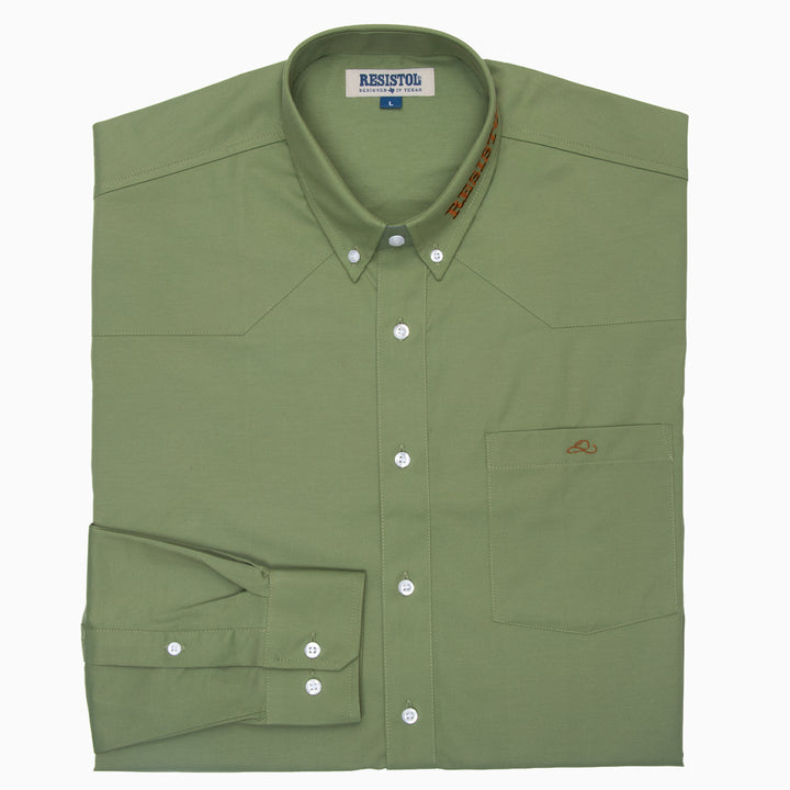 Resistol Marketing Shirt - Olive - RESISTOL Cowboy Hats