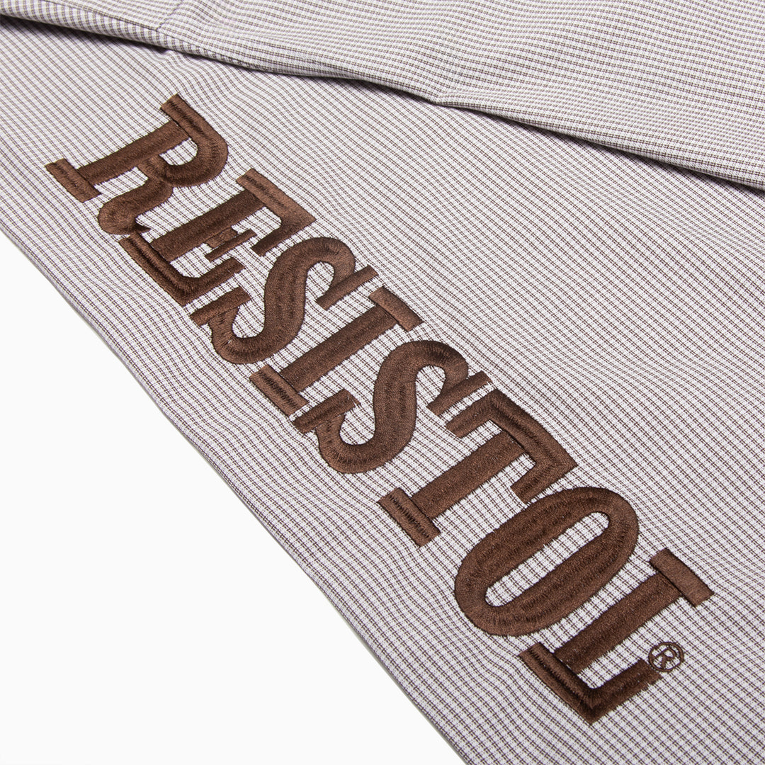 Resistol Marketing Shirt - Grey Pinstripe - RESISTOL Cowboy Hats