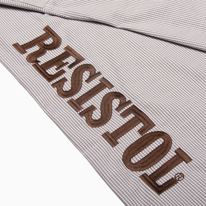 Resistol Marketing Shirt - Grey Pinstripe - RESISTOL Cowboy Hats