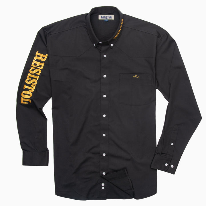 Resistol Marketing Shirt - Black - RESISTOL Cowboy Hats
