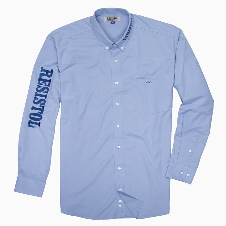 Resistol Marketing Shirt - Light Blue - RESISTOL Cowboy Hats
