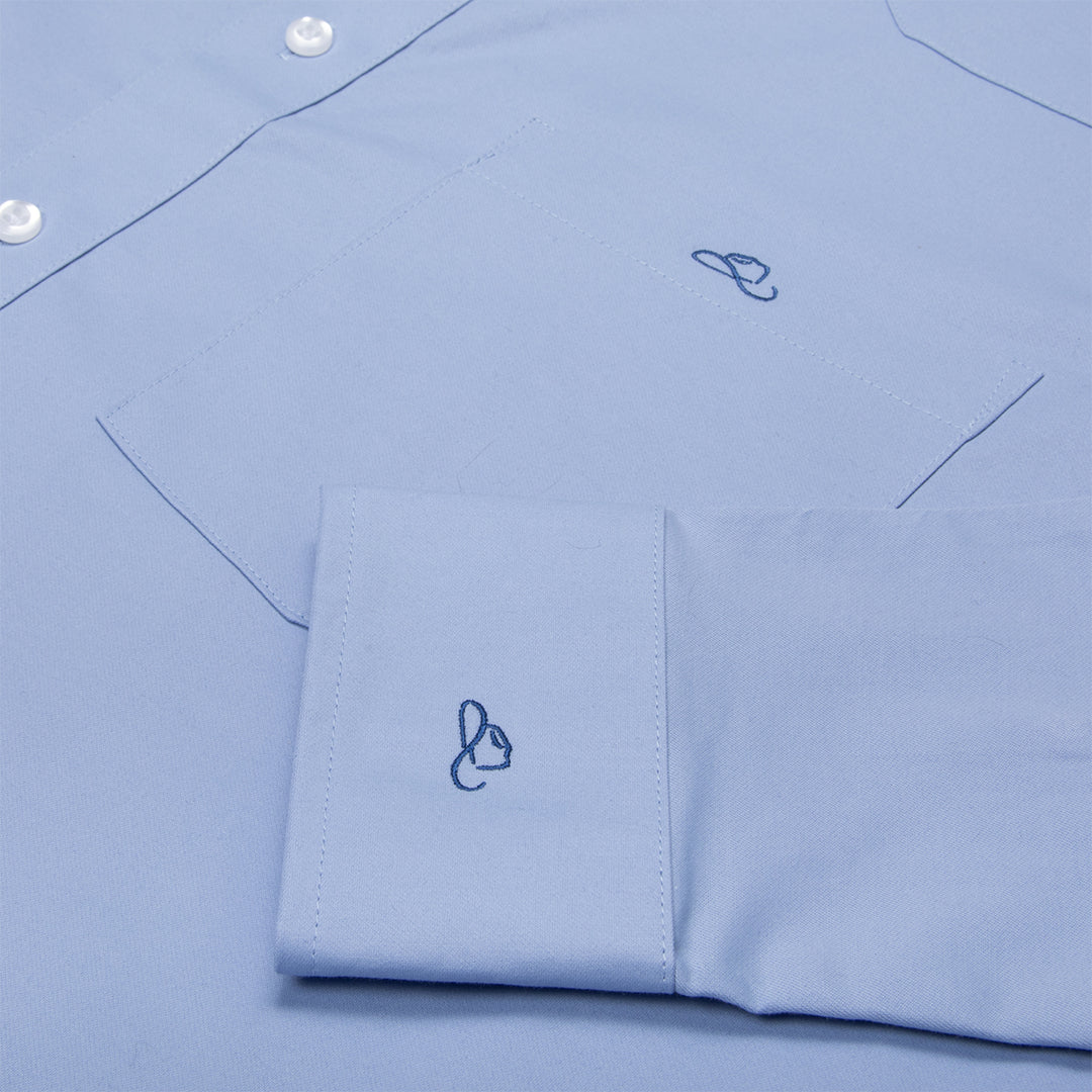 Resistol Marketing Shirt - Light Blue - RESISTOL Cowboy Hats