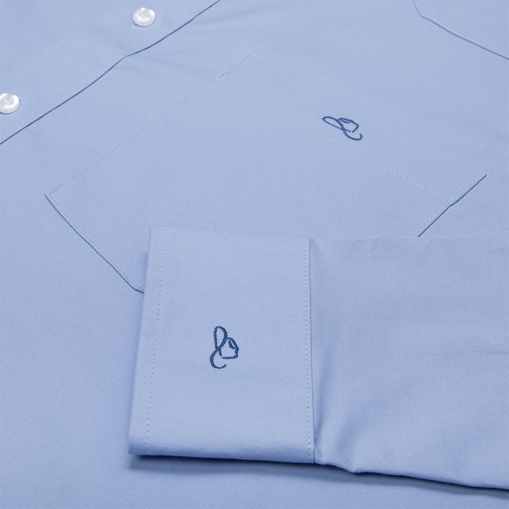 Resistol Marketing Shirt - Light Blue - RESISTOL Cowboy Hats