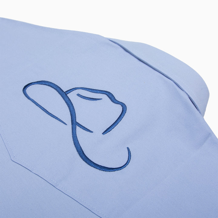 Resistol Marketing Shirt - Light Blue - RESISTOL Cowboy Hats