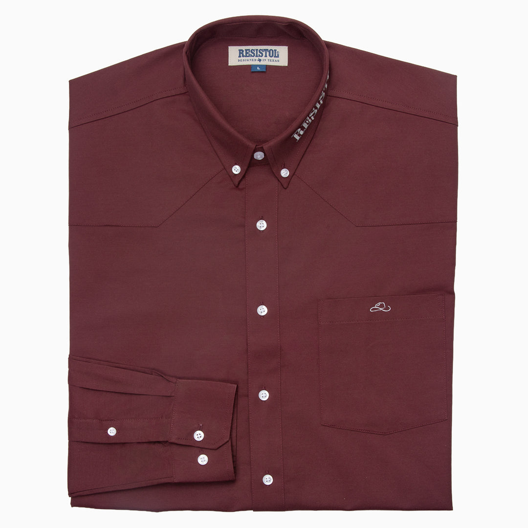 Resistol Marketing Shirt - Wine - RESISTOL Cowboy Hats