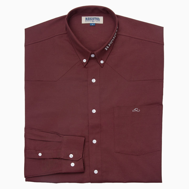 Resistol Marketing Shirt - Wine - RESISTOL Cowboy Hats