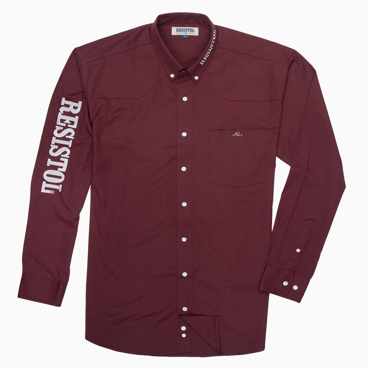 Resistol Marketing Shirt - Wine - RESISTOL Cowboy Hats