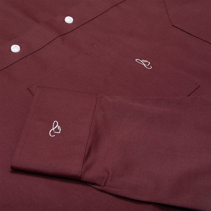 Resistol Marketing Shirt - Wine - RESISTOL Cowboy Hats