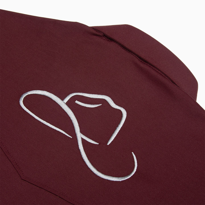 Resistol Marketing Shirt - Wine - RESISTOL Cowboy Hats