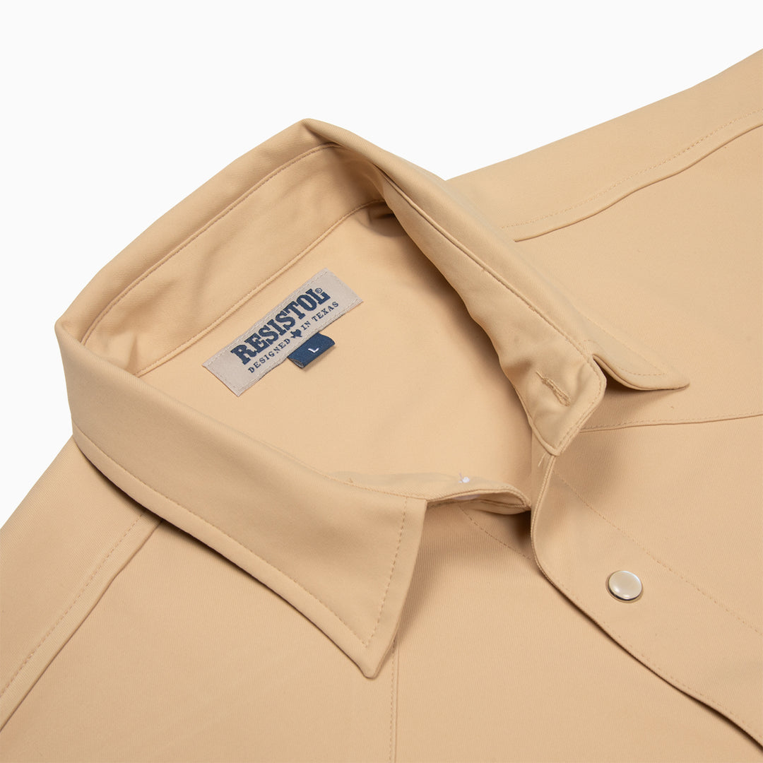 Resistol Performance Shirt - Tan - RESISTOL Cowboy Hats