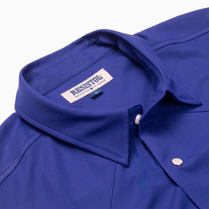 Resistol Performance Shirt - Blue - RESISTOL Cowboy Hats