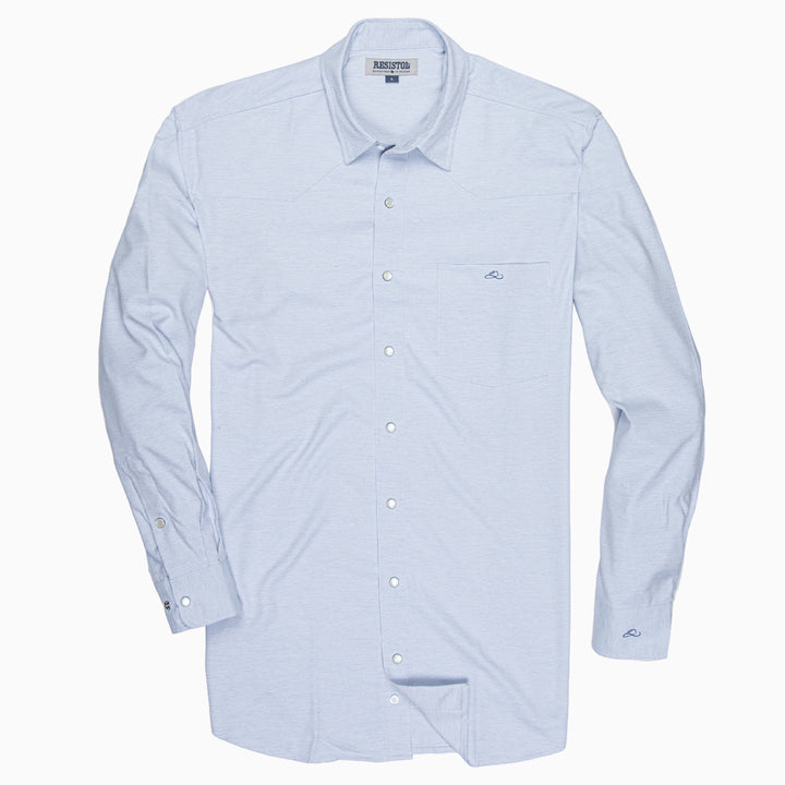 Resistol Performance Shirt - Light Blue - RESISTOL Cowboy Hats