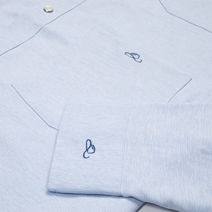 Resistol Performance Shirt - Light Blue - RESISTOL Cowboy Hats