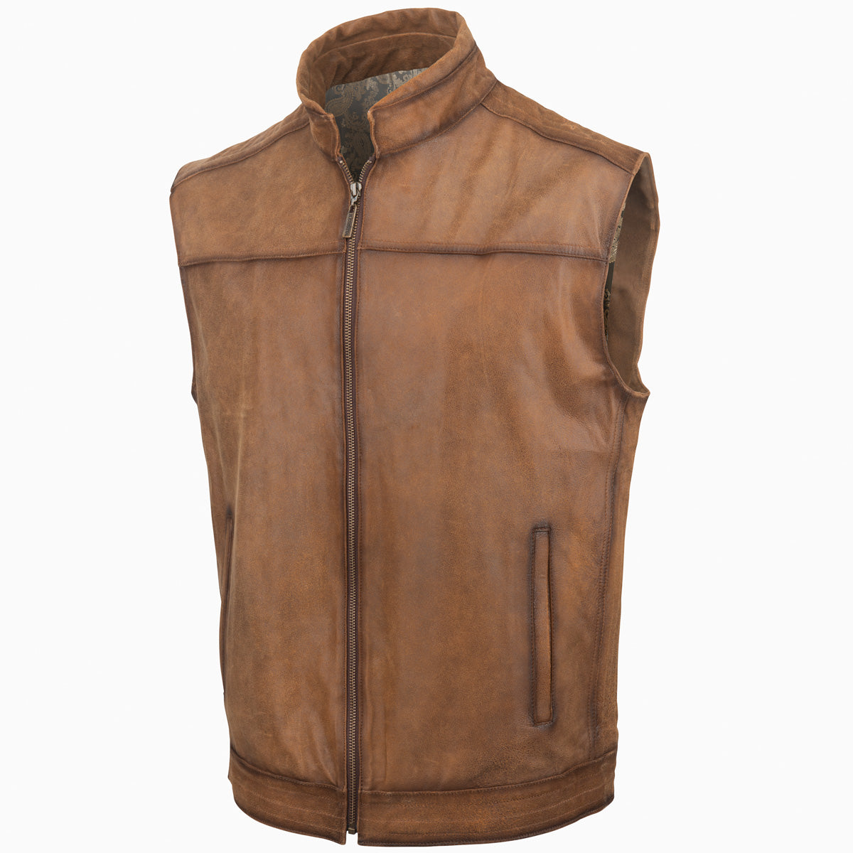 6x leather vest best sale