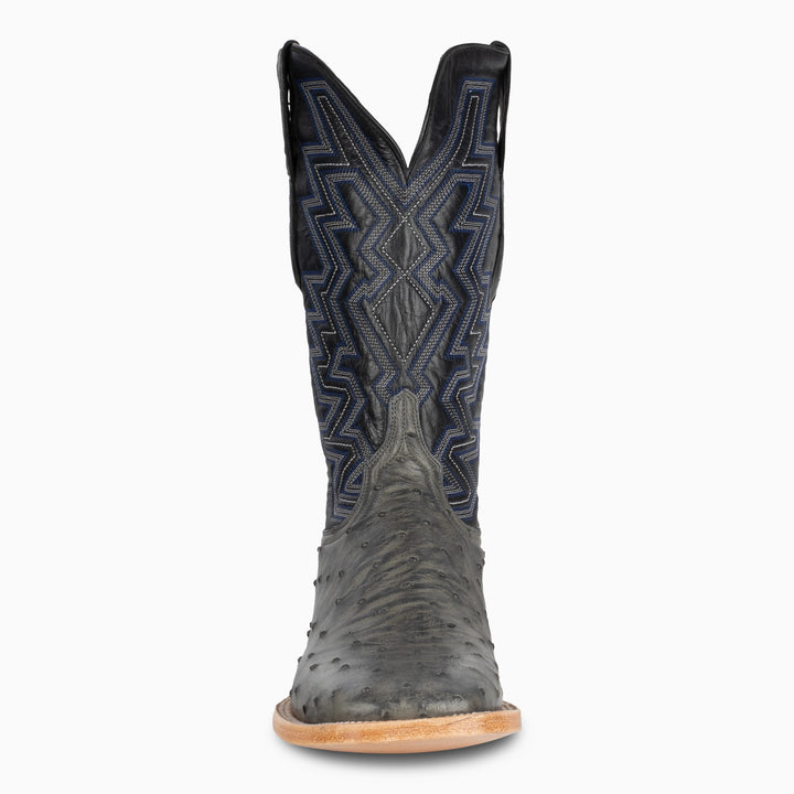 Grey Full Quill Ostrich - Square