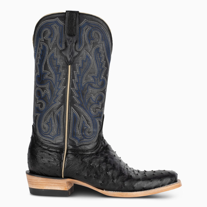 Black Full Quill Ostrich - Cutter - RESISTOL Cowboy Hats